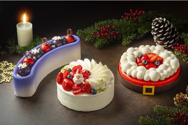 ヒルトン名古屋 クリスマスを華やかに彩る、クリスマスケーキの予約受付を11月6日(土)から開始 クリスマスカラーやアイテムをモチーフにした季節限定スイーツも登場